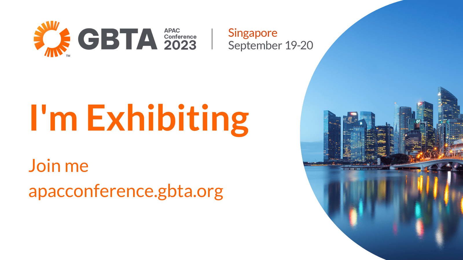 Social Media GBTA APAC Conference 2023 Singapore